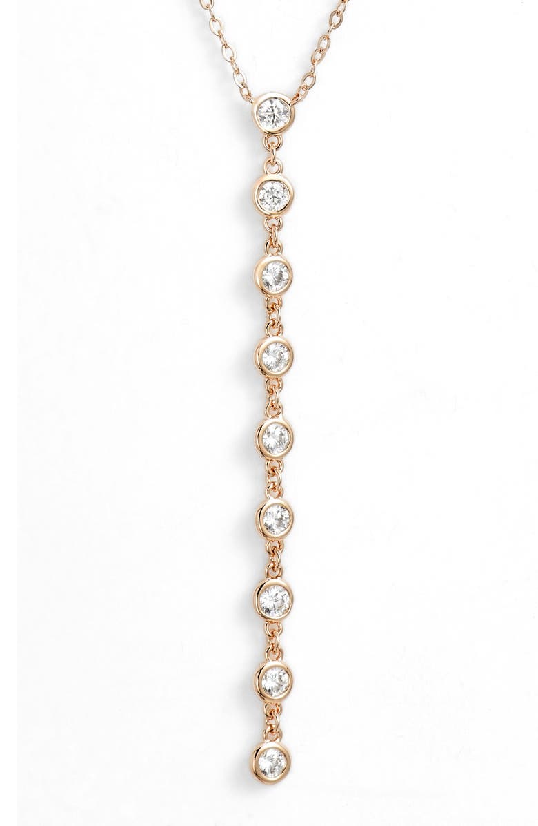 Nadri Pull Through Y-Necklace, Main, color,