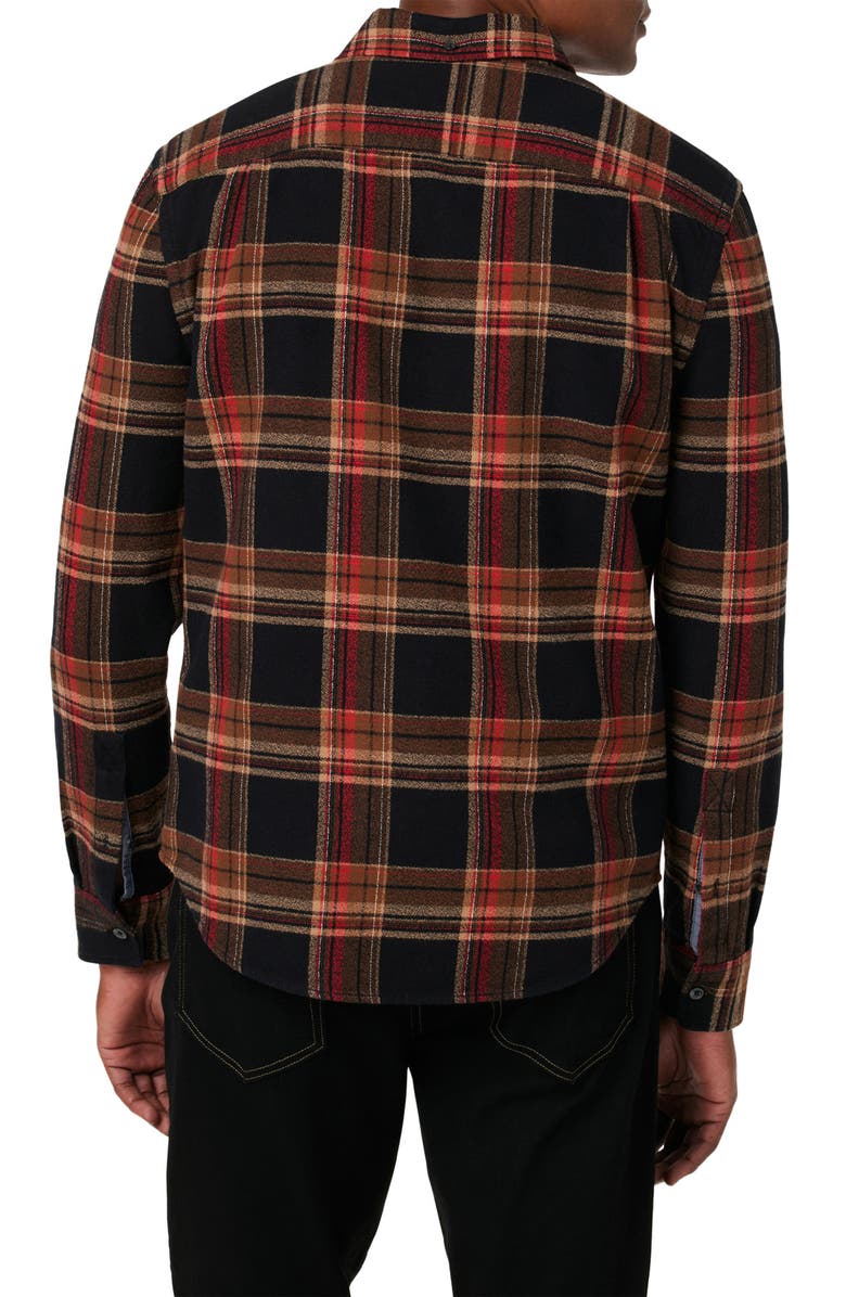 Joe's Harris Plaid Cotton Bouclé Flannel Button-Up Shirt, Alternate, color, 