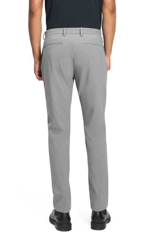 Theory Zaine Precision Ponte Knit Pants In Soft Grey