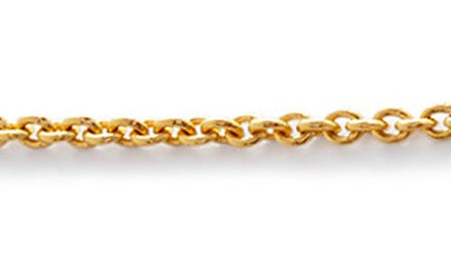 Monica Vinader Lab Created Diamond Engravable Pendant Necklace In Gold