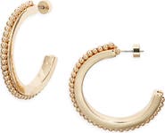 Nordstrom Orb Inset Hoop Earrings