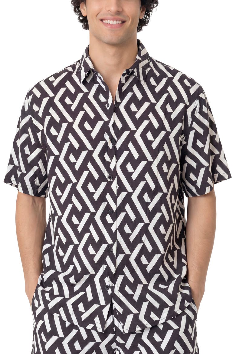 Chester Top, Alternate, color, Black White