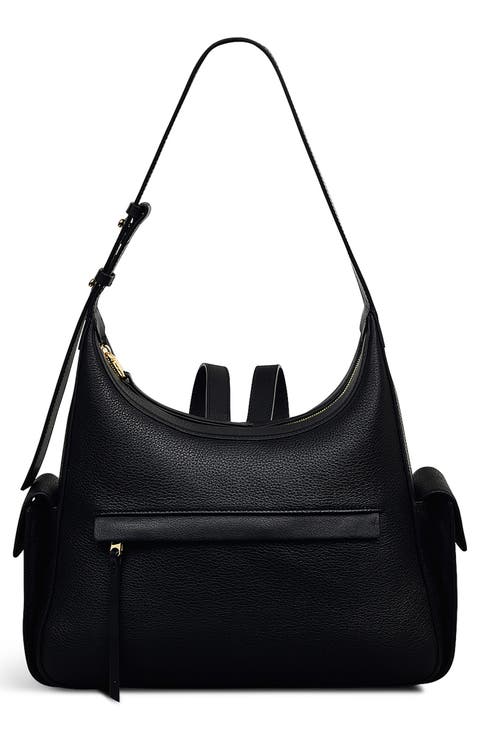 The Small Fitzrovia Convertible Leather Backpack