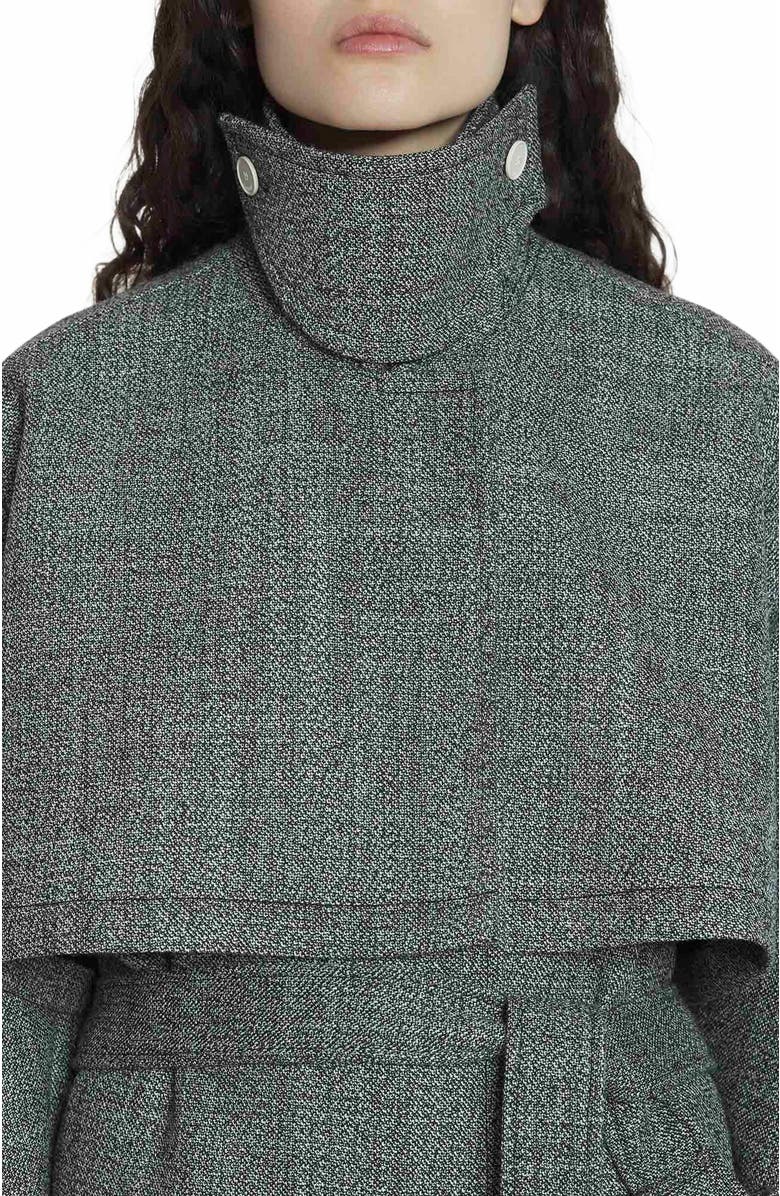 Lanvin Wool Trench Coat, Alternate, color, 