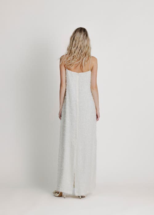 Alas Spaghetti Strap Bridal Dress In White