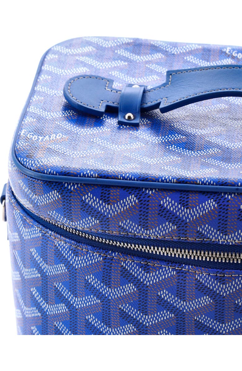 Pre-Owned Goyard Muse Vanity Case Coated Canvas, Alternate, color, Blue