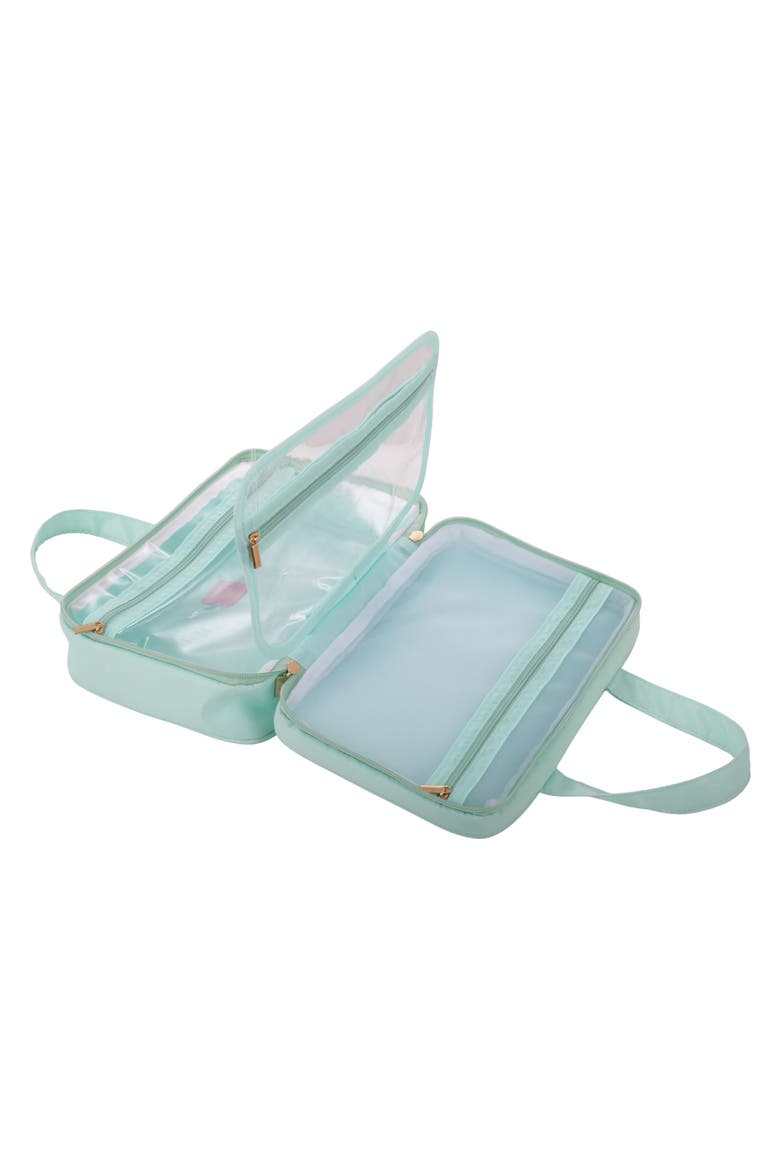 The Perfect Case: Bow Cosmetics Bag, Alternate, color, MINT GREEN
