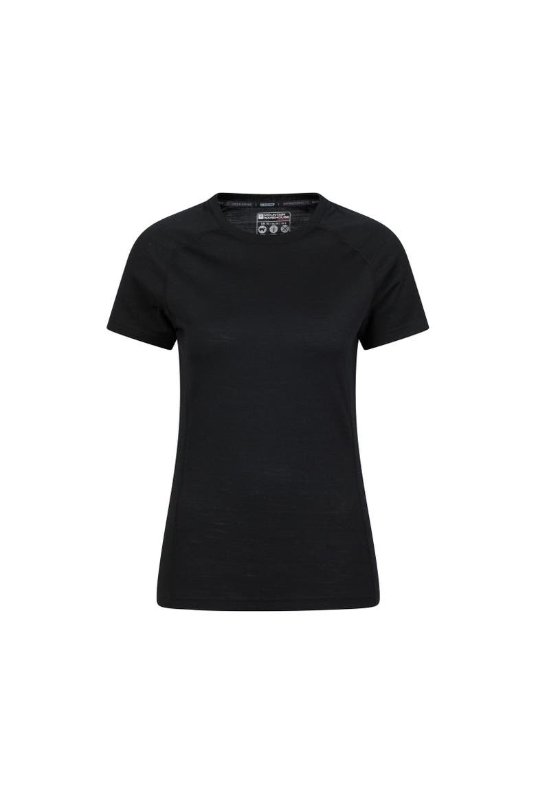 Summit Merino Wool Thermal Top, Main, color, Black