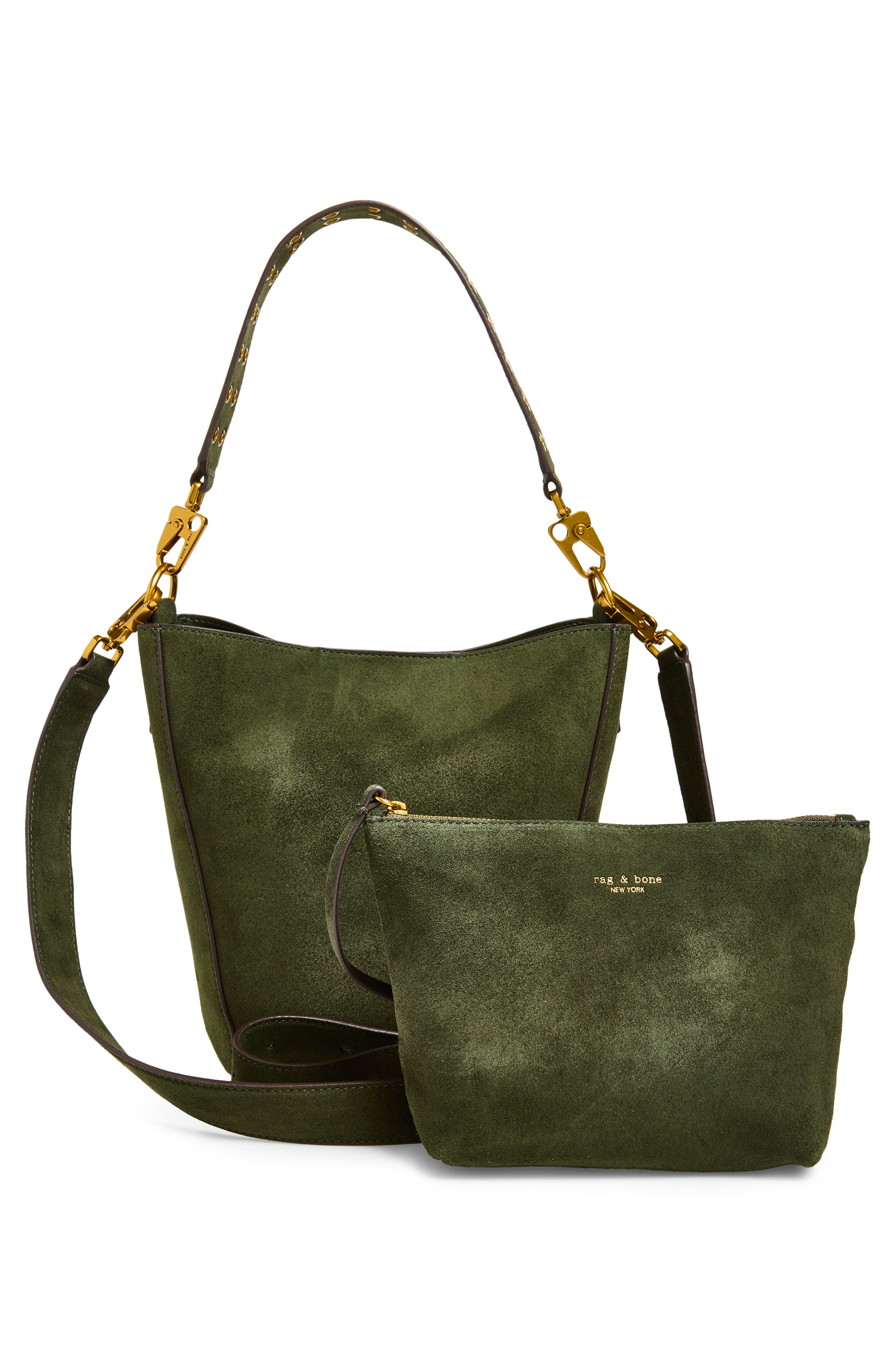 Parker Bucket Tote, Alternate, color, FOREST GREEN