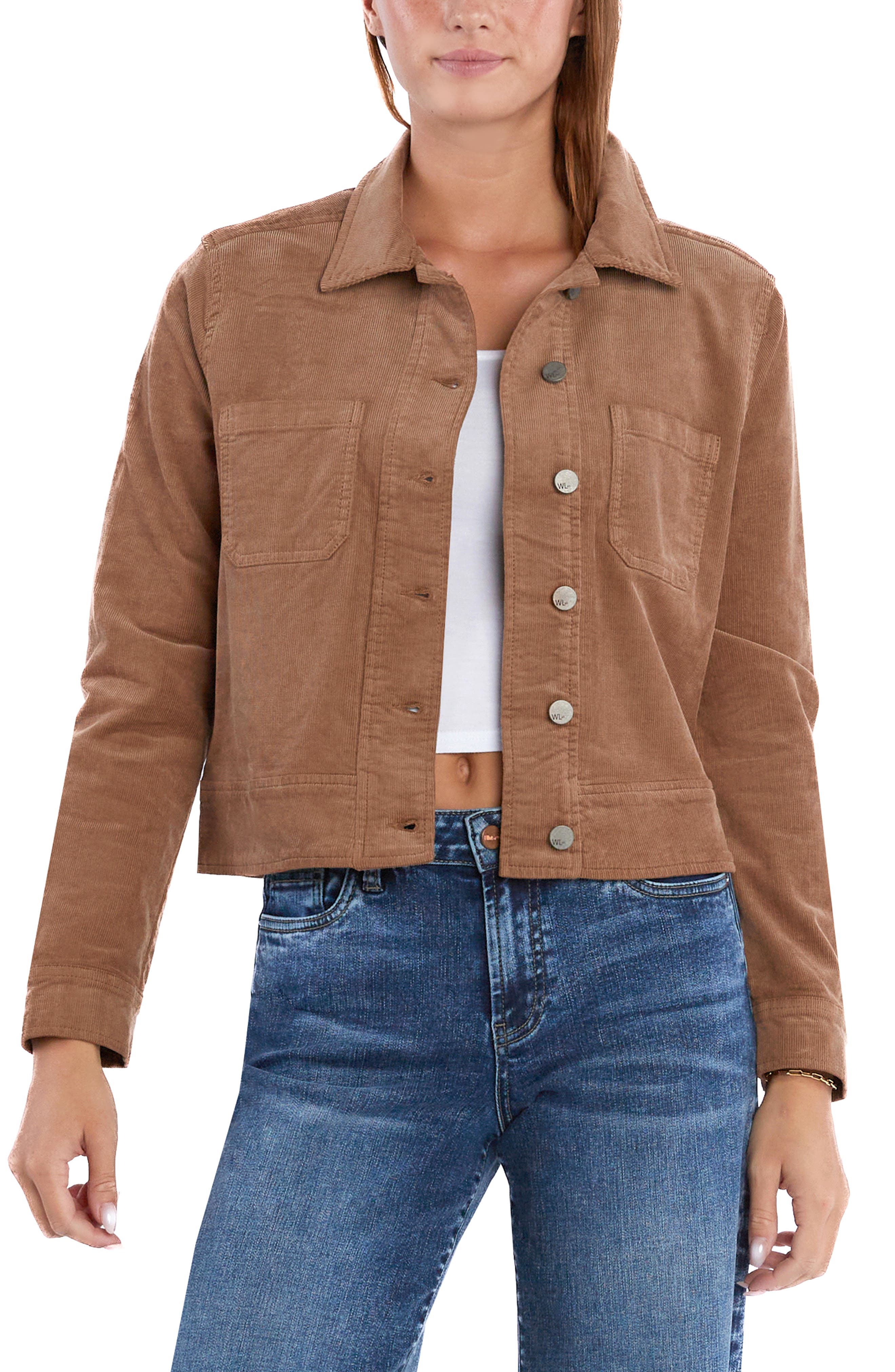 Crop Cord Jacket