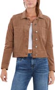 Wash Lab Denim Crop Cord Jacket