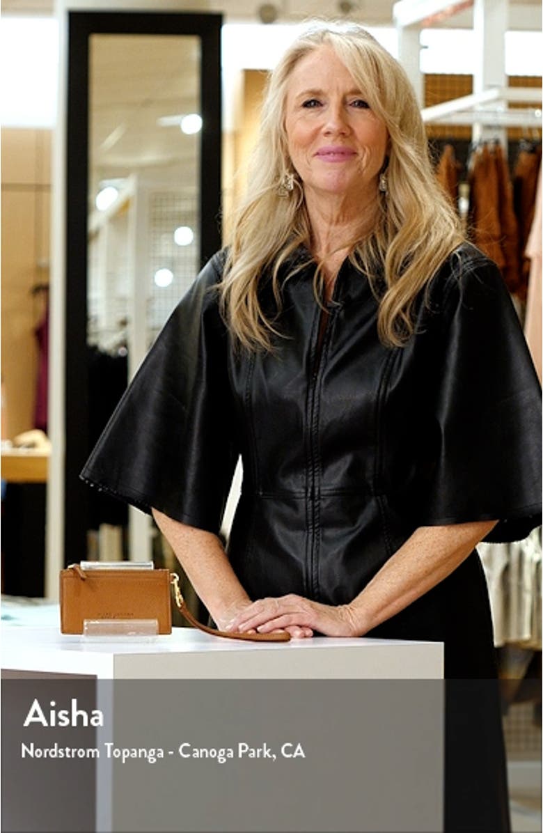 The Top Leather Wristlet Wallet, sales video thumbnail