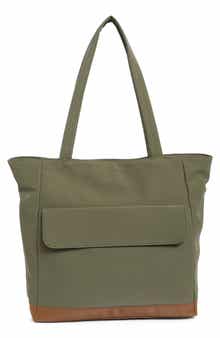 Faux Leather Tote