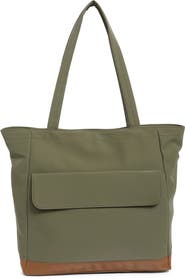 MYTAGALONGS Faux Leather Tote