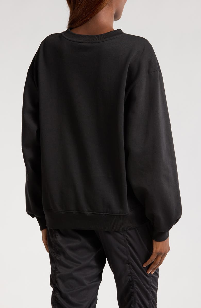 The North Face Evolution Oversize Crewneck Sweatshirt, Alternate, color, 