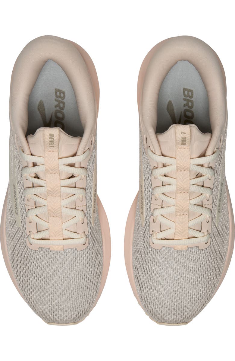 Brooks Revel 7 Hybrid Running Shoe, Alternate, color, Almond/Coconut Milk/London Fog