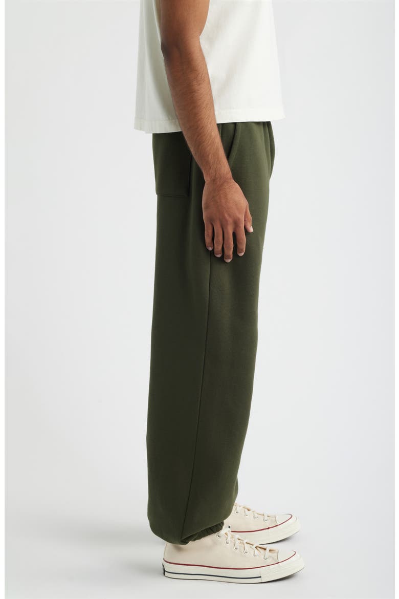 Cotton Blend Fleece Sweatpants, Alternate, color, GREEN FOREST