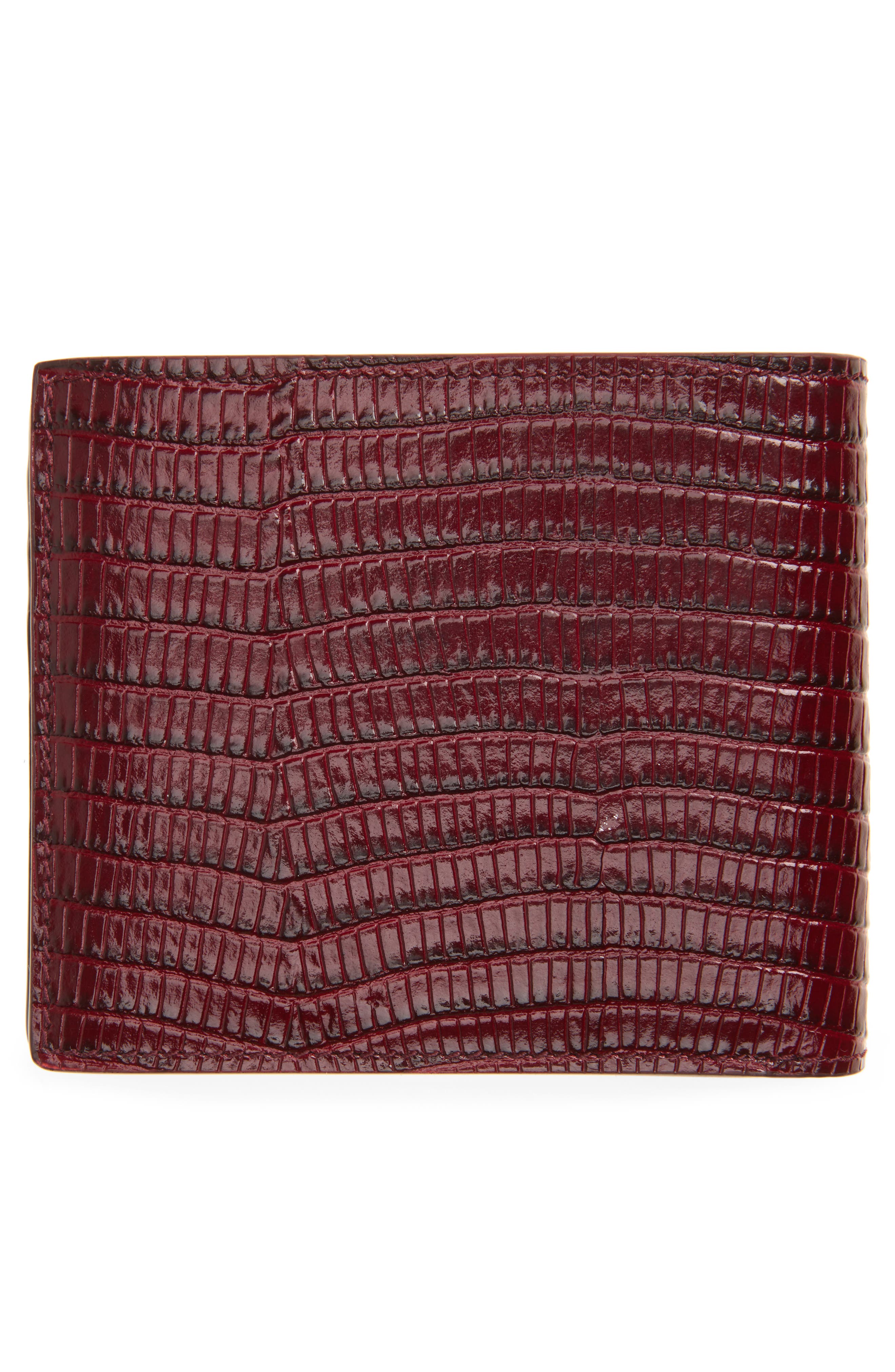 TOM FORD Lizard Embossed T-Line Classic Bifold Wallet (Men) | Nordstrom
