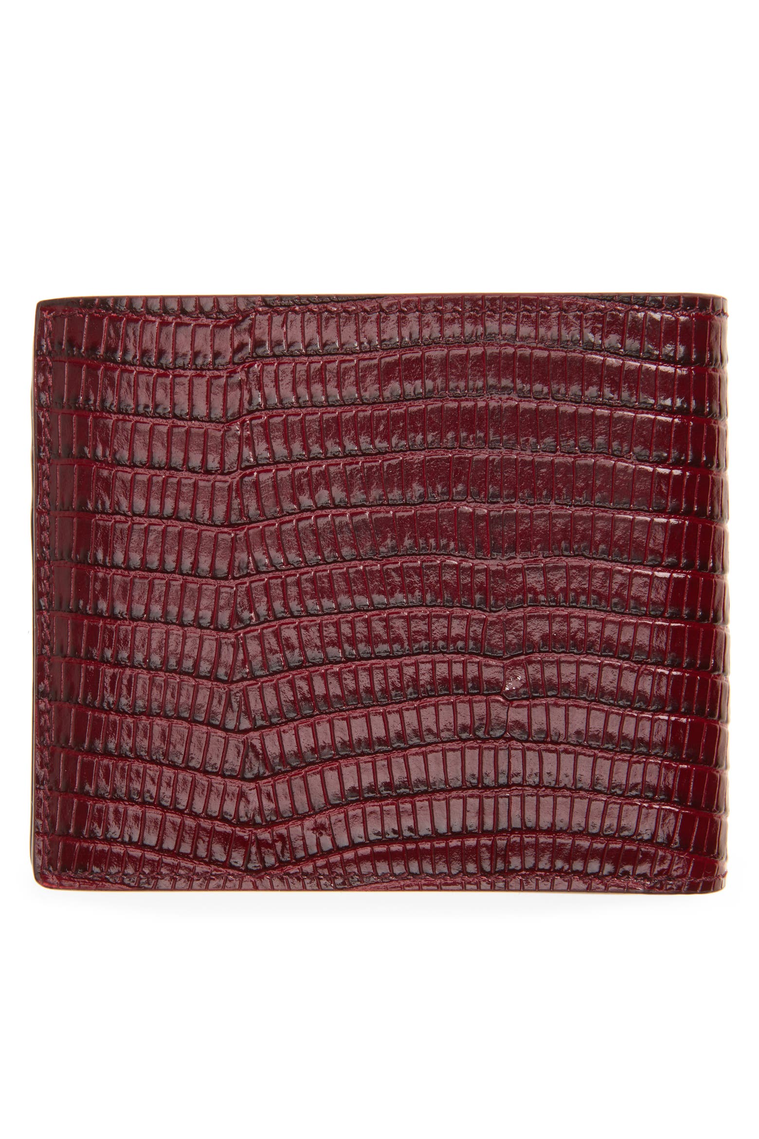 Lizard Looking Rappers TOM FORD Lizard Embossed T-Line Classic Bifold Wallet (Men) | Nordstrom