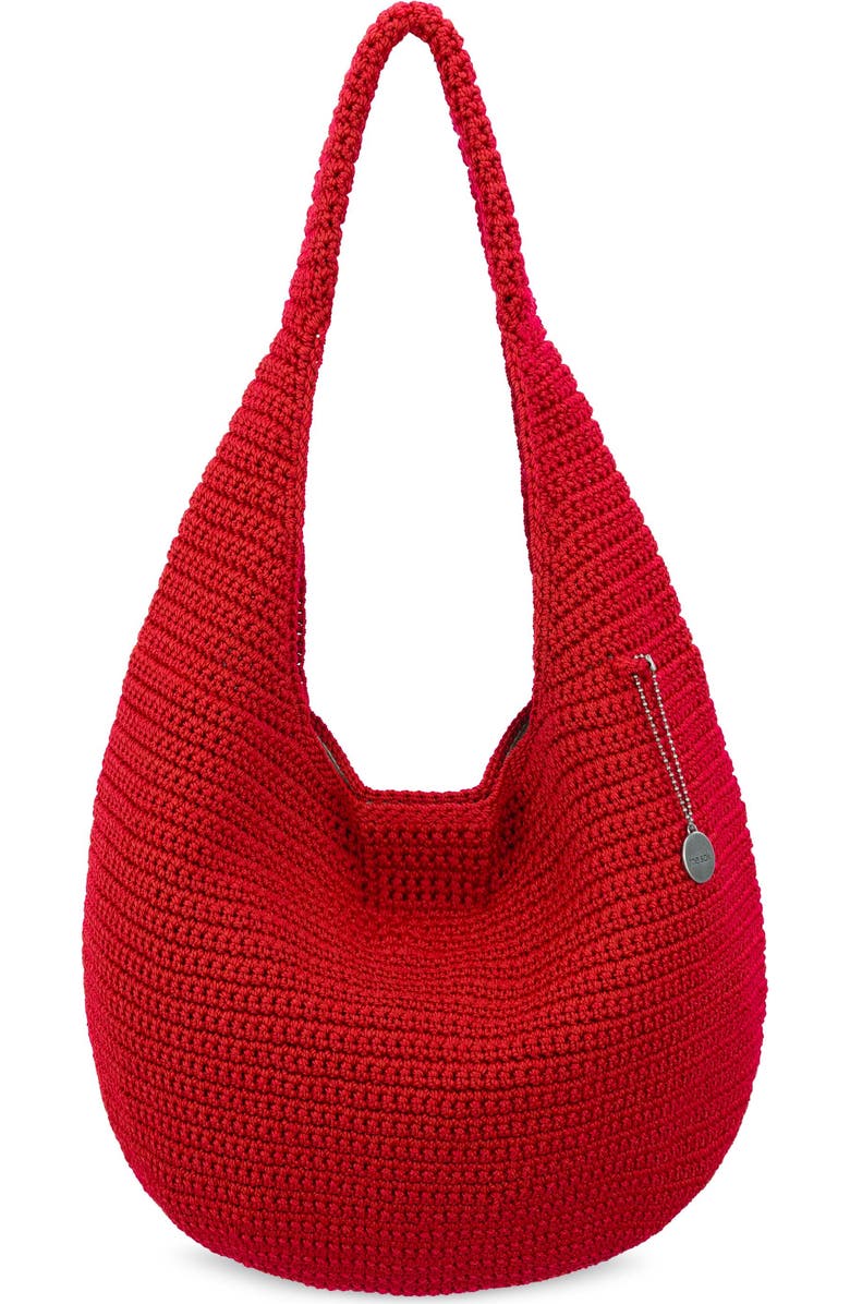 The Sak 120 Small Hobo, Main, color, Scarlet
