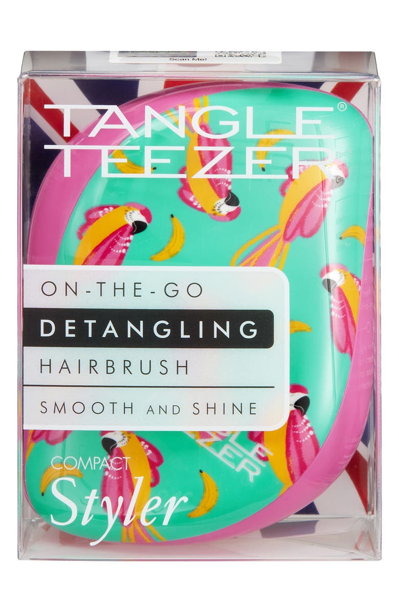 Tangle Teezer Compact Styler, Alternate, color, Pink/Yellow