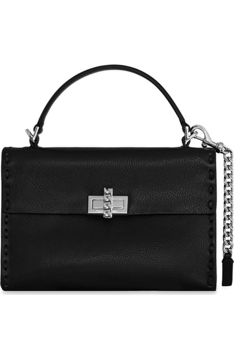 Rebecca Minkoff Frozen Chain Crossbody Bag, Main, color, Black