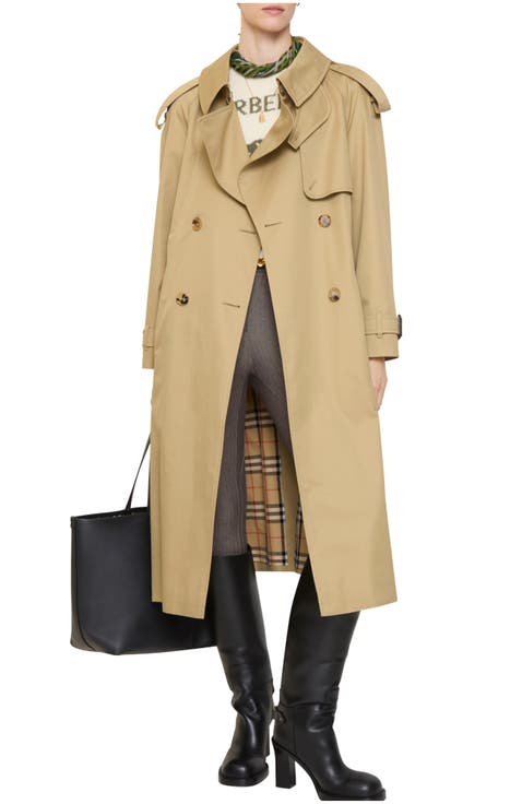 Long Gabardine Fitzrovia Trench Coat