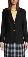 Lands' End School Uniform Hopsack Blazer