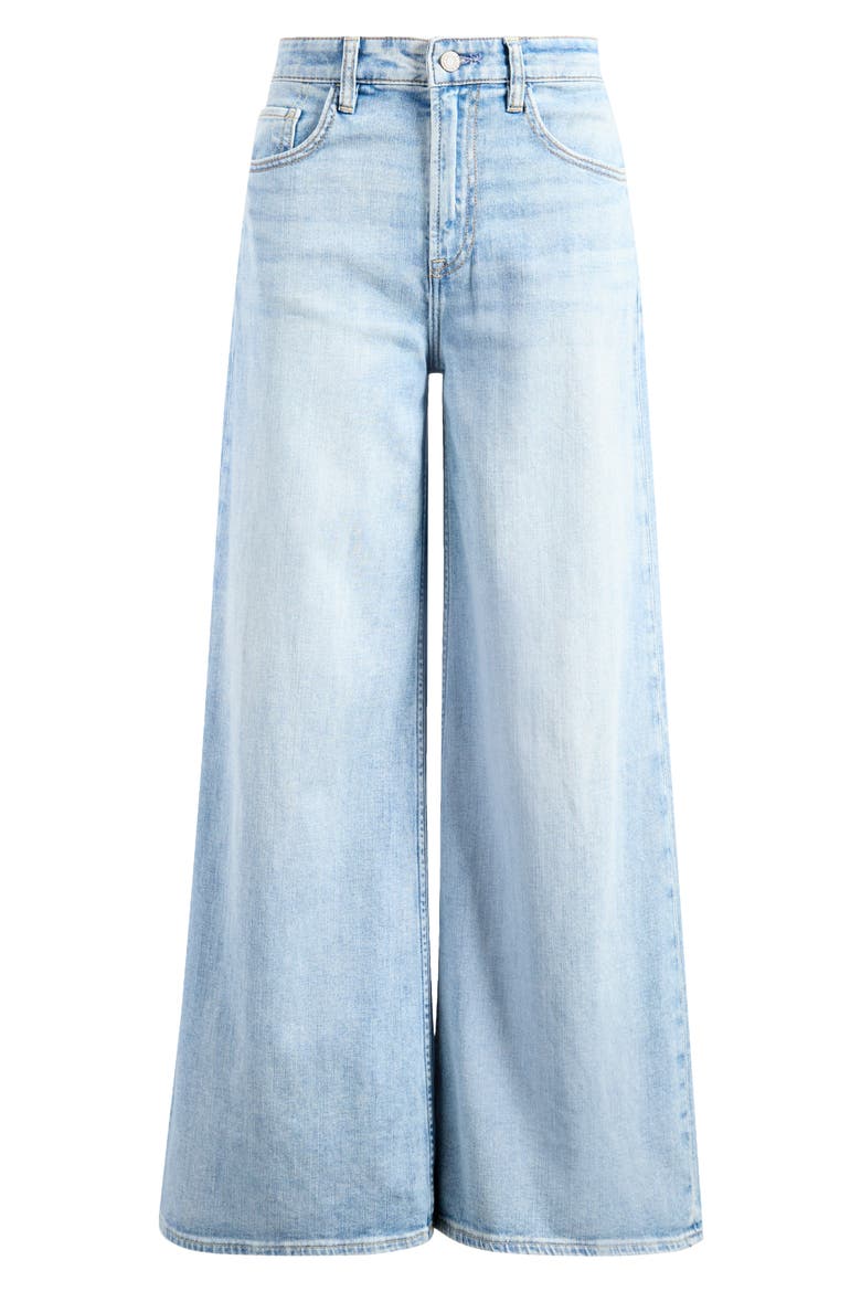 Saturday High Waist Wide Leg Jeans, Alternate, color, WEST COVE WASH