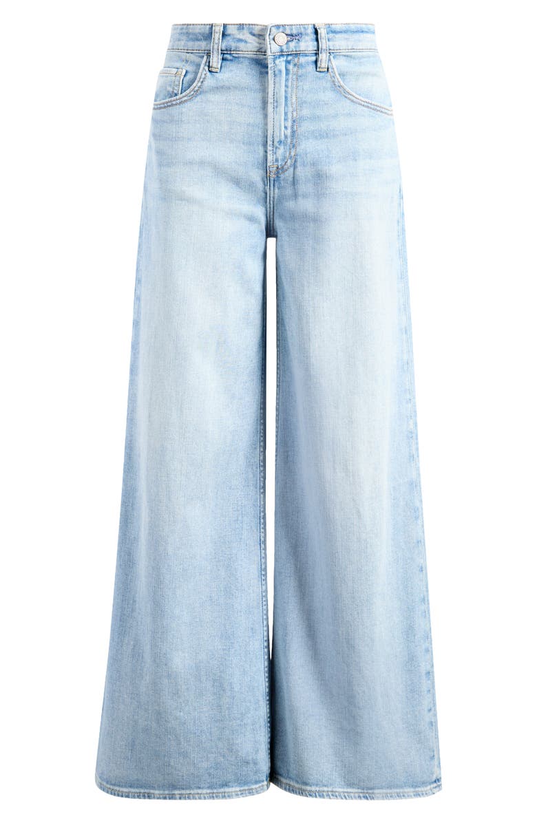 Faherty Saturday High Waist Wide Leg Jeans, Alternate, color, 
