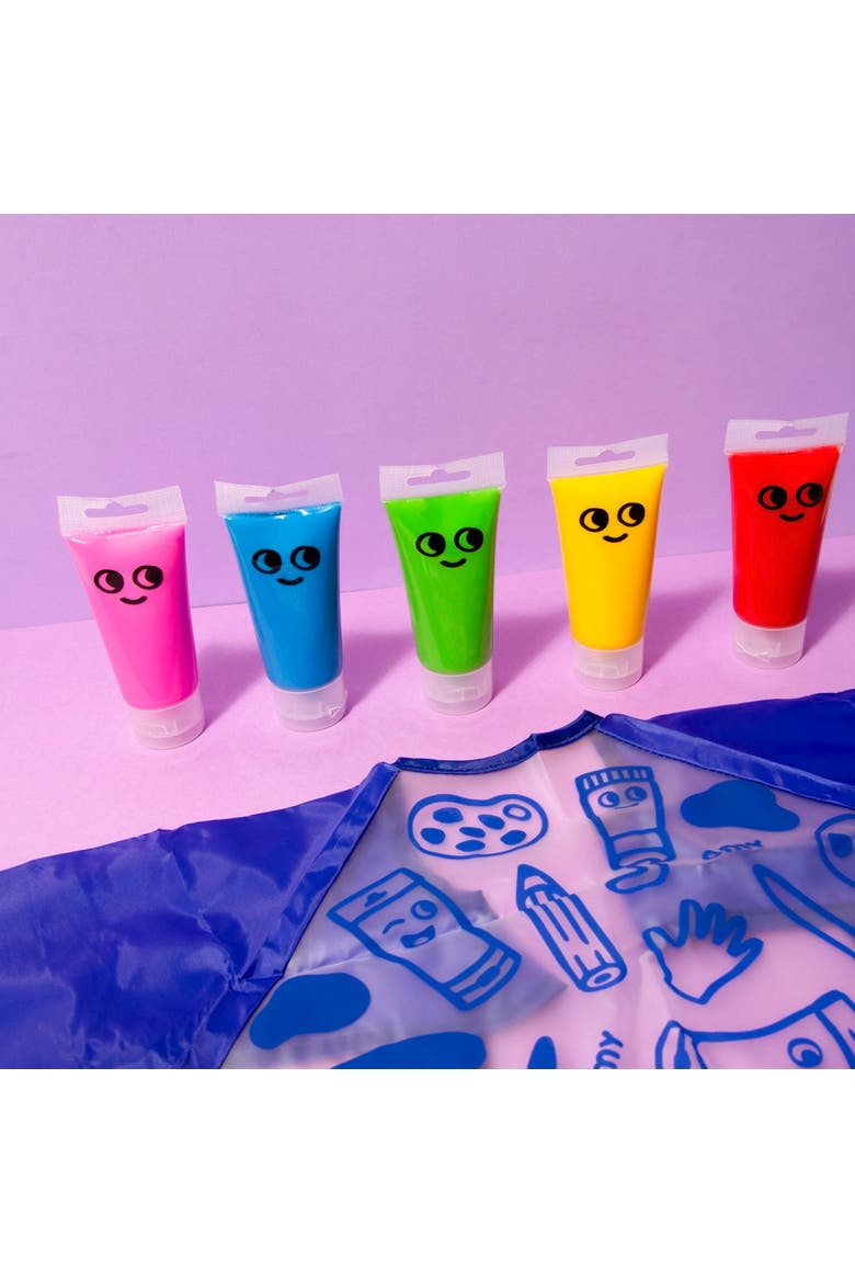 Finger paint kit, Alternate, color, Blue