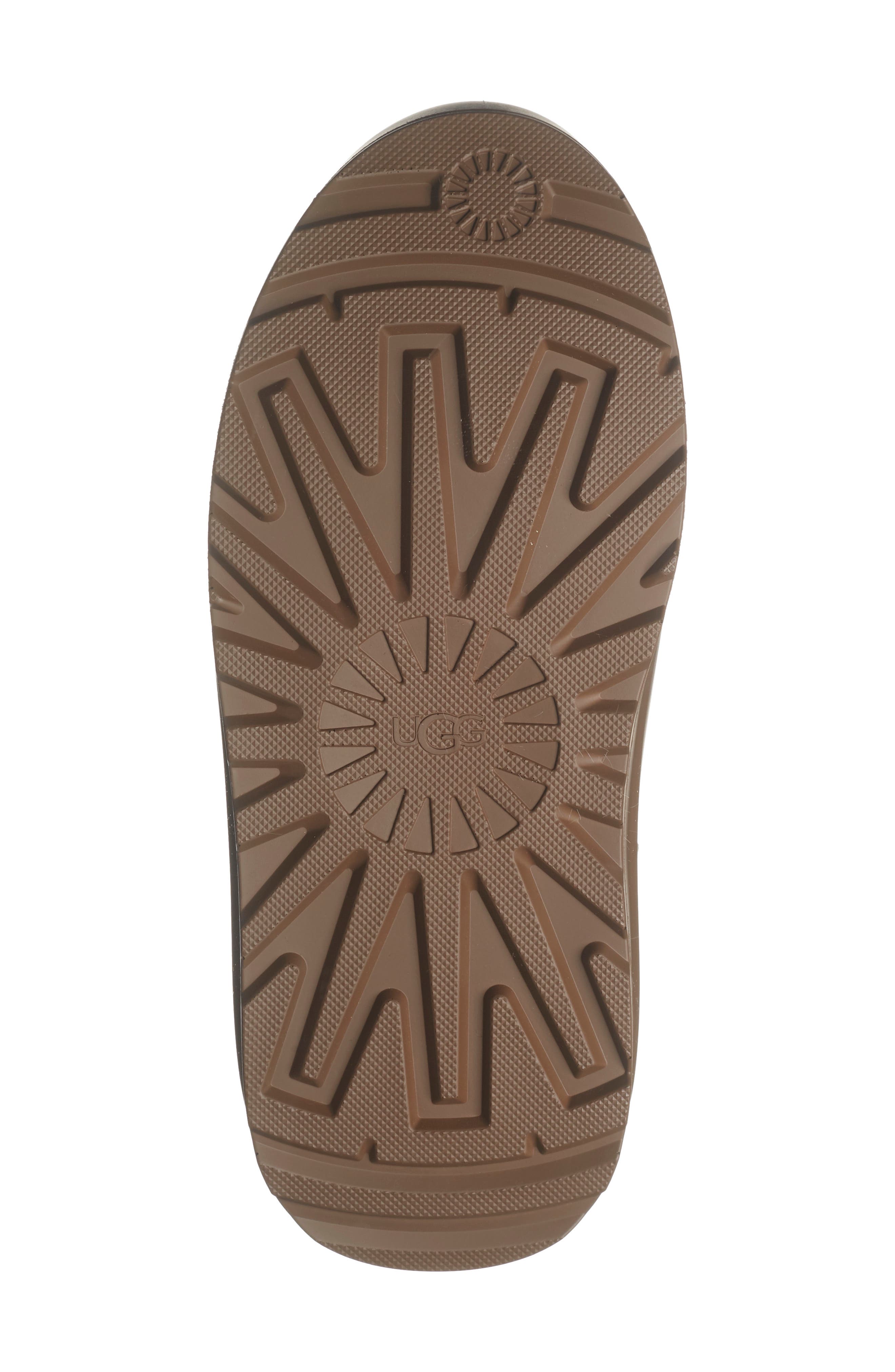 UGG<sup>®</sup> Gender Inclusive Classic Mini Pumped Molded UGGplush Boot, Alternate, color, Chestnut