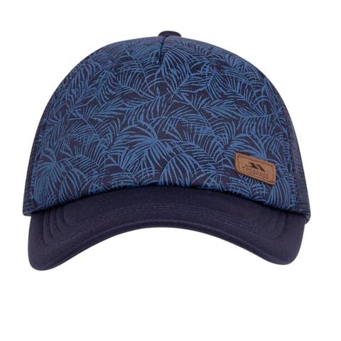 Alida Leaf Print Trucker Hat