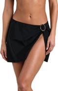 L'AGENCE Abstract Swirl Chand Cover-Up Skirt