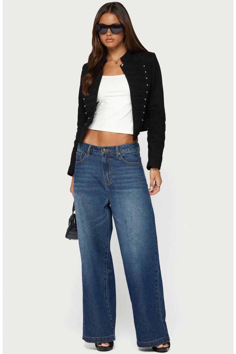 Evalea Napoleon Jacket, Alternate, color, BLACK