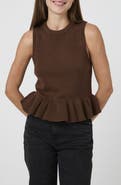 French Connection Ruffle Hem Sweater Vest