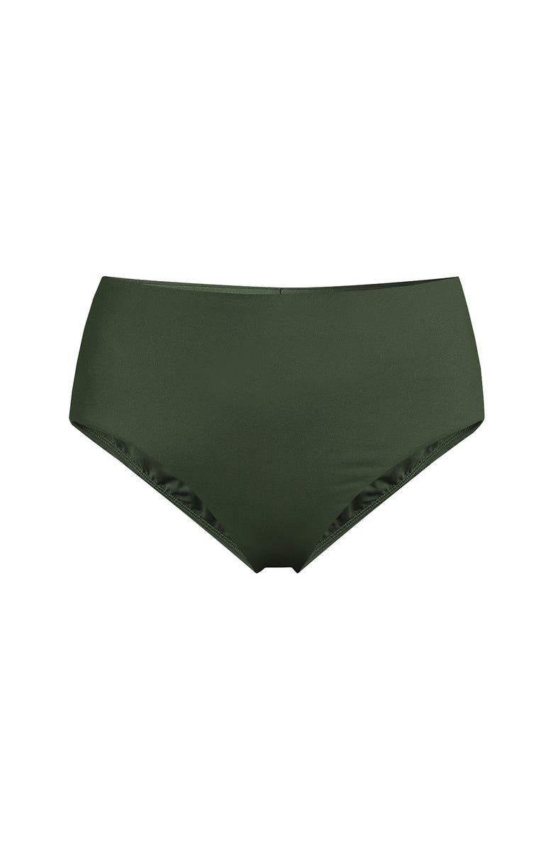 Lands' End Chlorine Resistant Mid Rise Classic Bikini Bottoms, Alternate, color, 