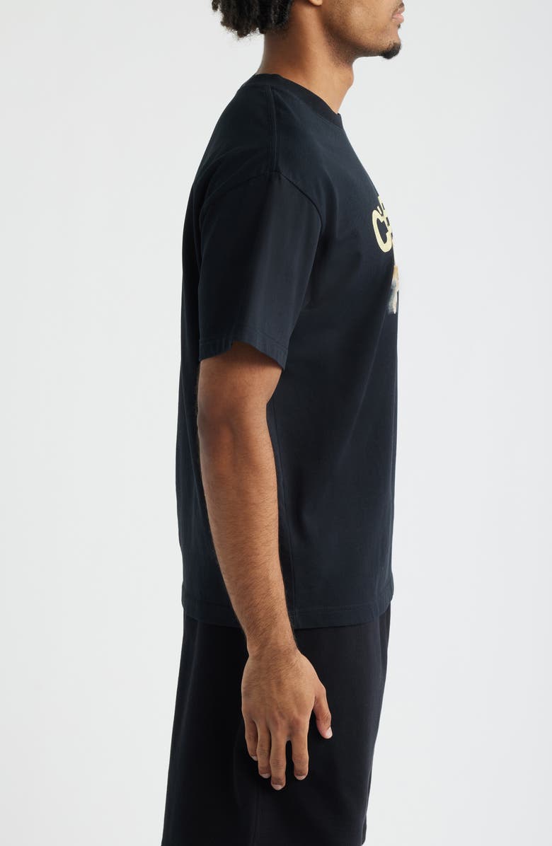 SANTO STUDIO Ciao Bella Graphic Cotton T-Shirt, Alternate, color, Black