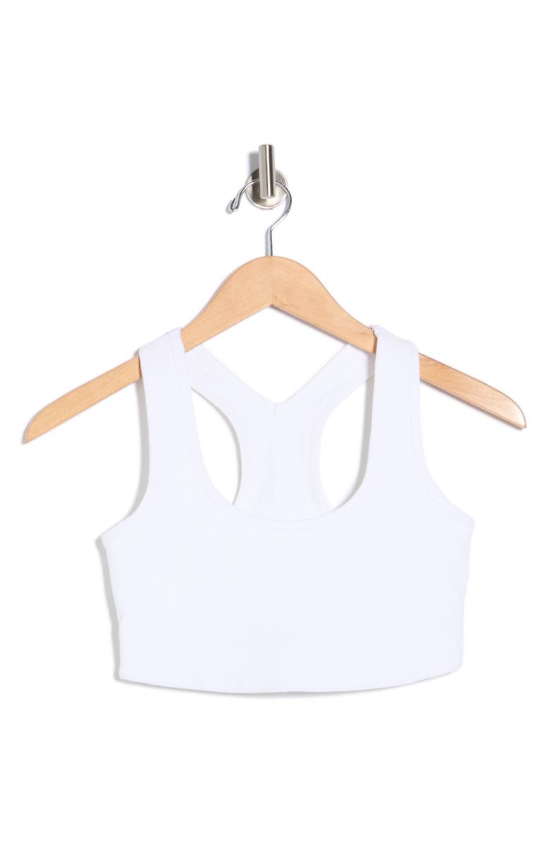 Beyond Yoga Space Dye Simplicity Sports Bra, Alternate, color, Cloud White