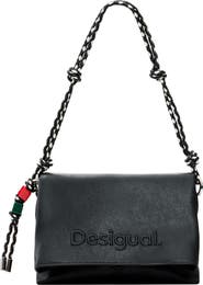 Desigual Logo Charm Crossbody Bag