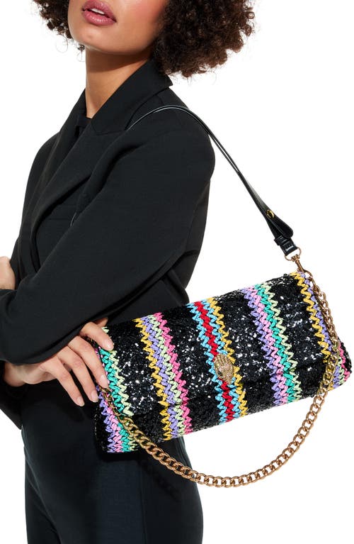 Kurt Geiger London Long Kensington Woven Shoulder Bag