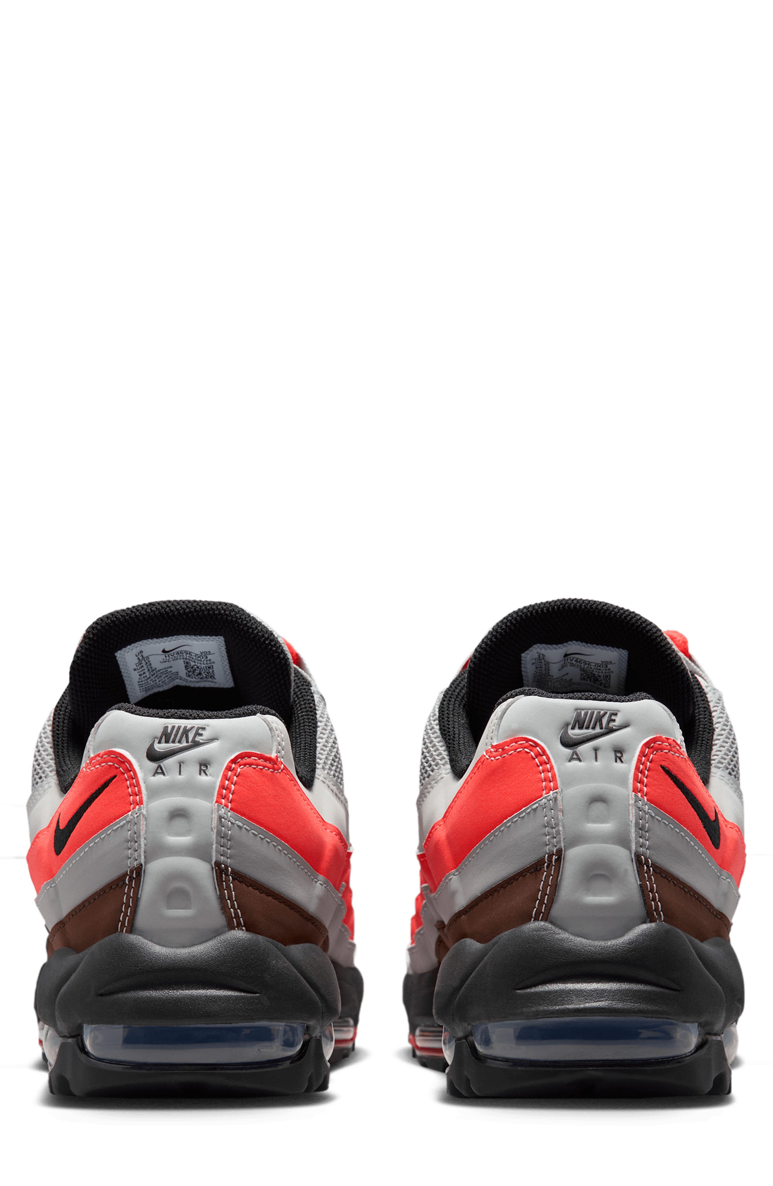 Air Max '95 G Waterproof Golf Shoe, Alternate, color, LIGHT SILVER/ GREY/ CRIMSON