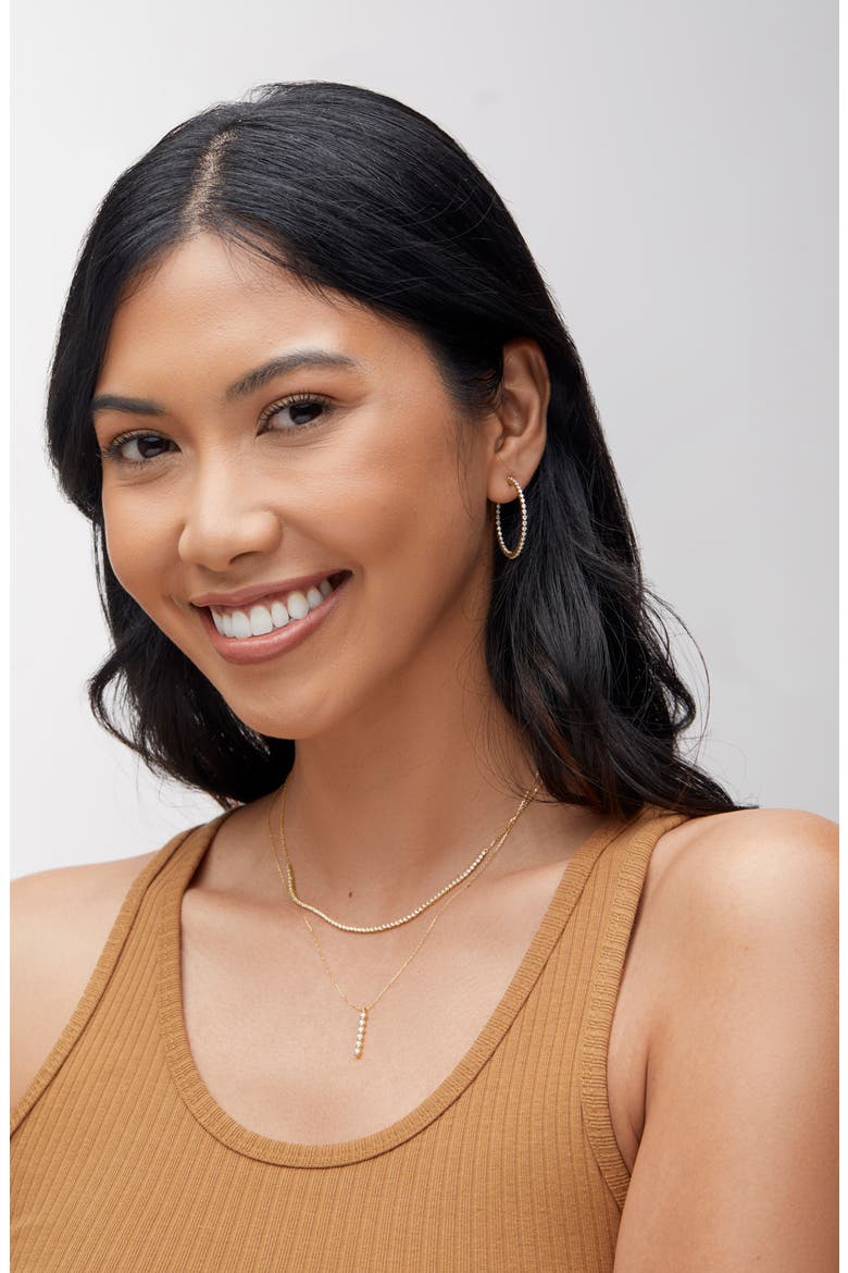 Audrey Diamond Necklace (Nordstrom Exclusive), Alternate, color, 18K YELLOW GOLD