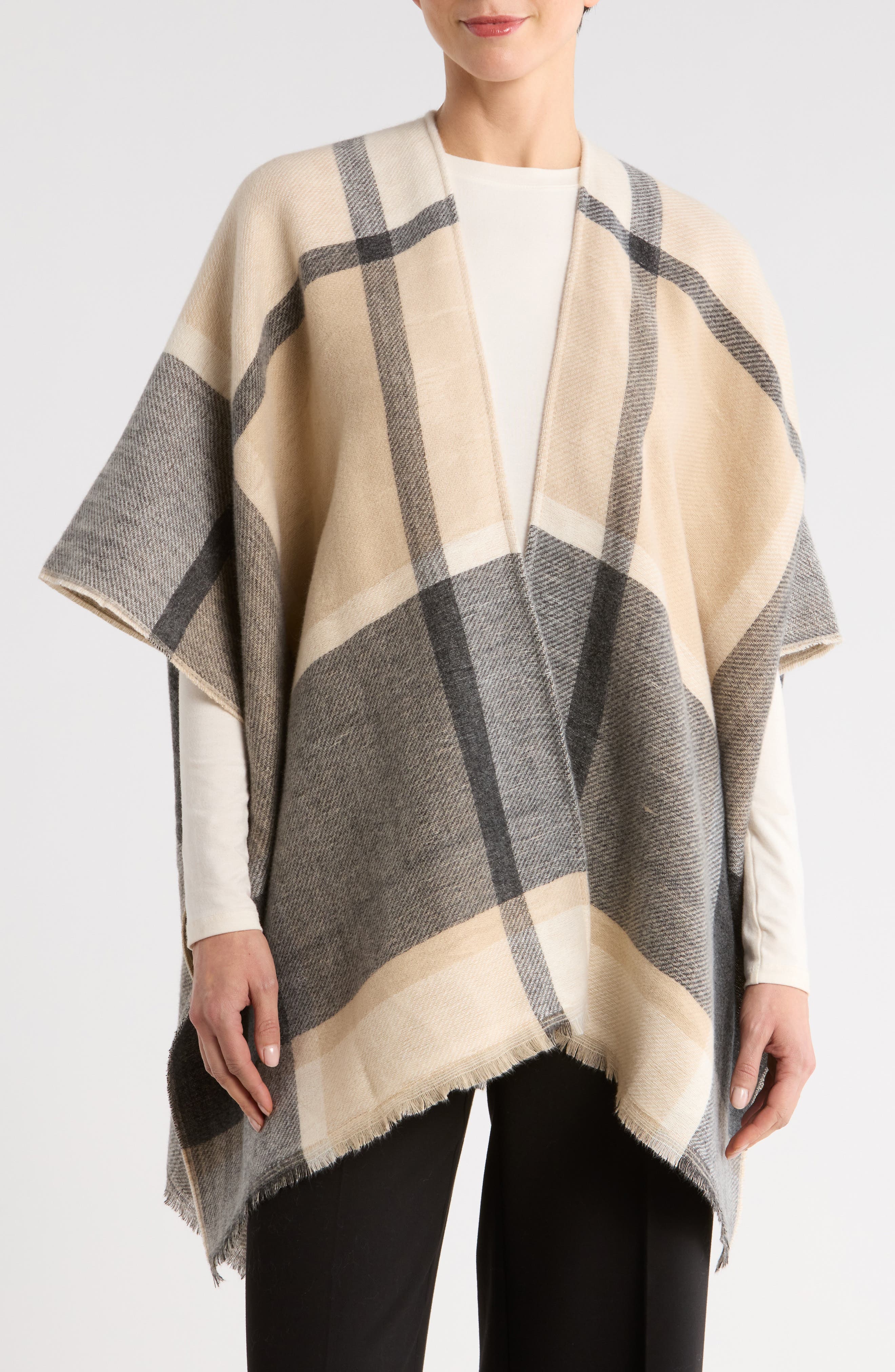 Vince Camuto Reversible Print Topper