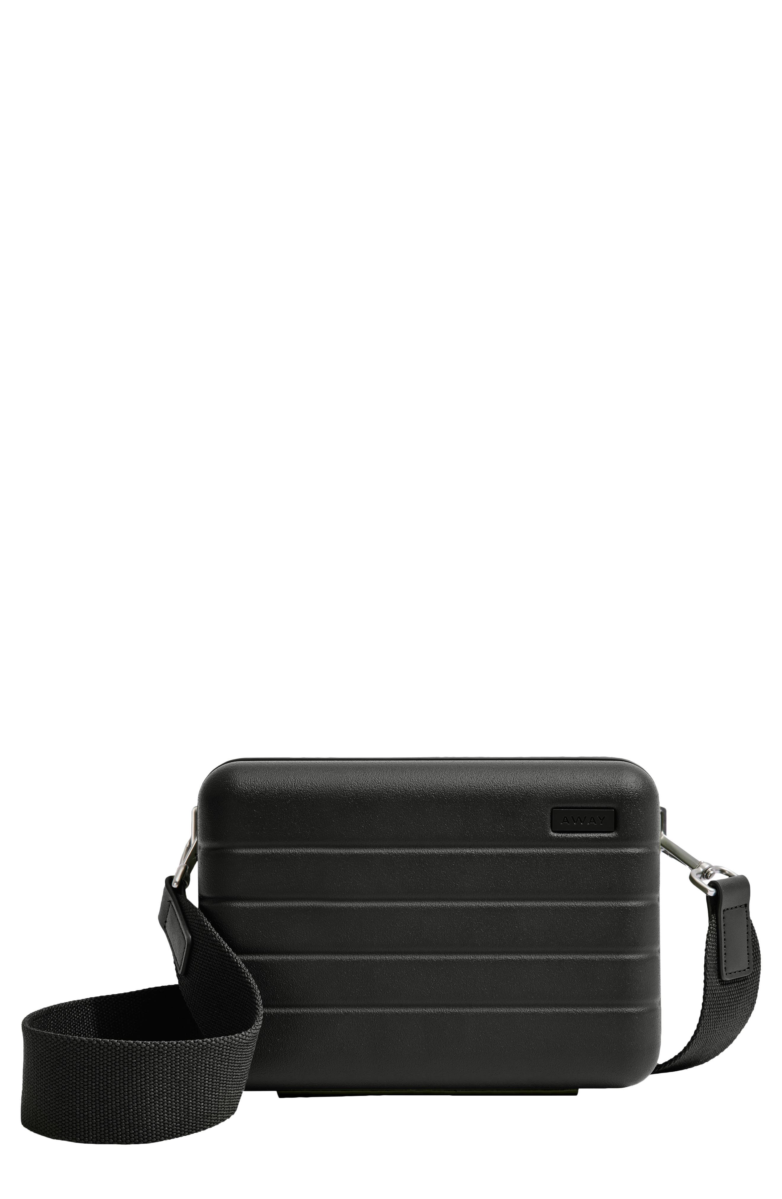 Away The Mini Crossbody Bag, Main, color, Jet Black