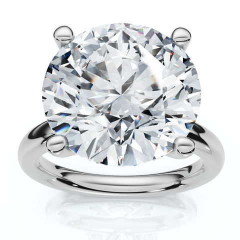 Certified 9Ct Aurora Solitaire Diamond Engagement Ring Lab Grown