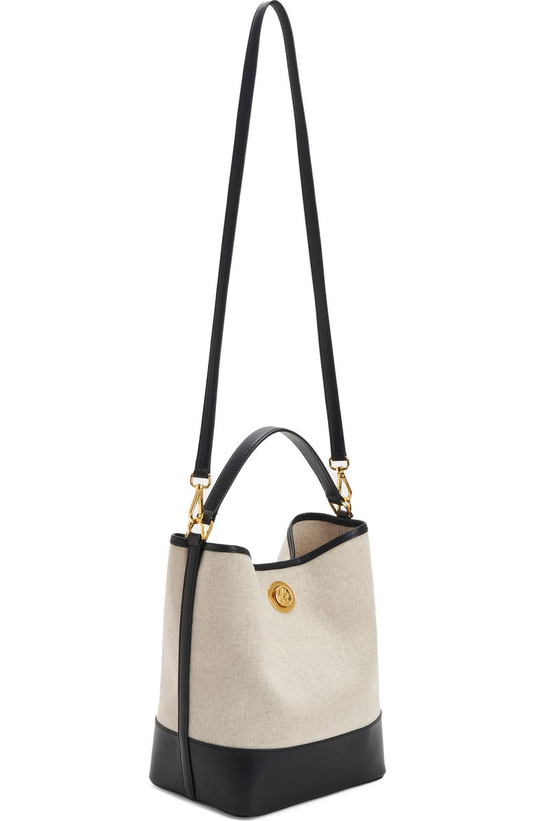 Altuzarra Large Canvas & Leather Bucket Bag, Alternate, color,