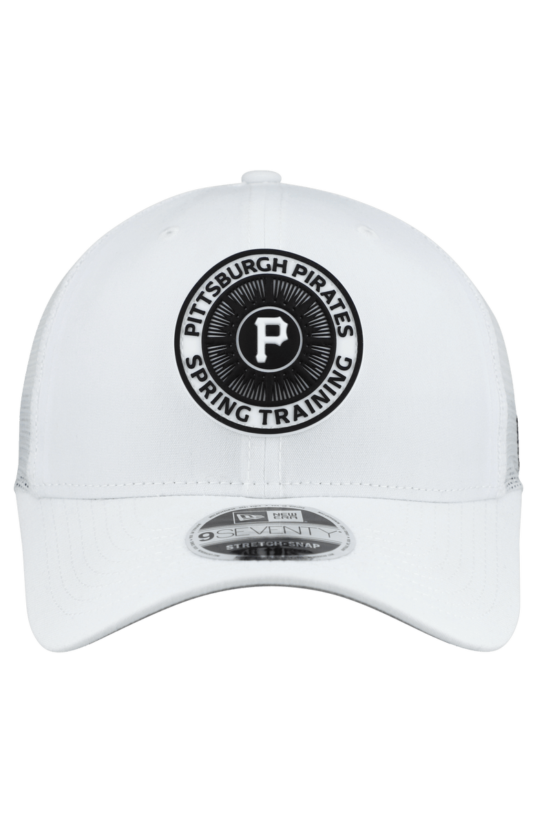 New Era Men's New Era White Pittsburgh Pirates 2026 Spring Training Fan Pack 9SEVENTY Adjustable Trucker Hat, Alternate, color, White