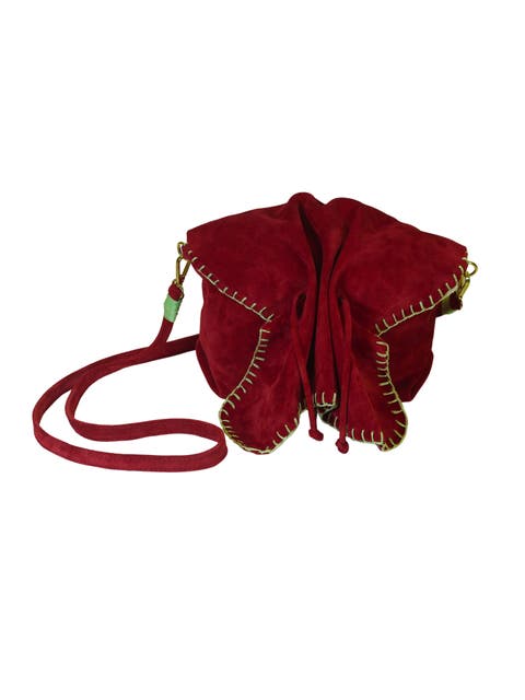 Medium Butterfly Suede Leather Bag