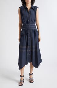 Ramy Brook Kiki Midi Shirtdress